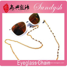 Sundysh Gold Plated Crystal Bead Reading Glasses Chain Sunglass Holder Necklace